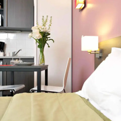 Отель Aparthotel Adagio access Paris Asnieres 2* Студия с различными типами кроватей фото 4