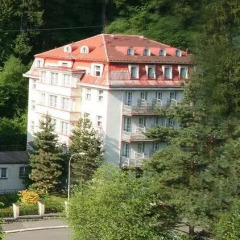 Отель Lázenská Lécebna Mánes 3* Номер Эконом с различными типами кроватей фото 7