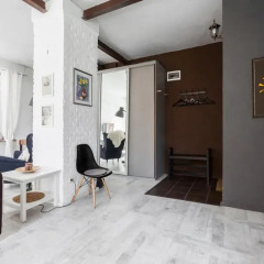 Гостиница Spacious Loft na Sovetskoy Апартаменты разные типы кроватей фото 16