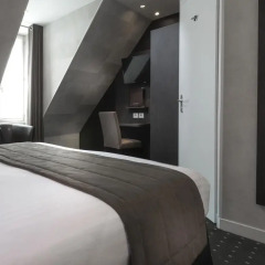 Отель Hôtel de La Paix Tour Eiffel 3* Стандартный номер с различными типами кроватей фото 2