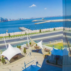 Отель Golden Coast Азербайджан, Баку - отзывы, цены и фото номеров - забронировать отель Golden Coast онлайн пляж фото 2