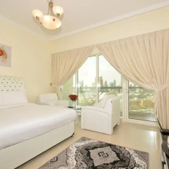 Апартаменты One Perfect Stay Studio Burj Al Nujoom Студия Делюкс с различными типами кроватей фото 3