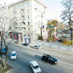 Апартаменты Apartments Elite near Sovetskaya subway station балкон