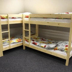 John Galt Hostel Brno Кровать в общем номере фото 4