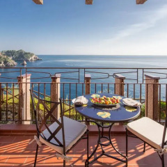Отель Atahotel Capotaormina 4* Улучшенный номер с различными типами кроватей фото 5