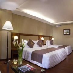 Aristo Saigon Hotel 4* Представительский семейный номер с двуспальной кроватью фото 5