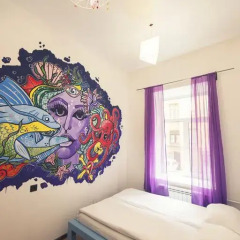 Pururoom Hostel Стандартный номер двуспальная кровать (общая ванная комната) фото 10