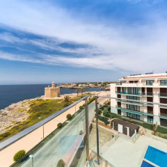 Отель Apartotel Ferrer Skyline Испания, Сьюдадела - отзывы, цены и фото номеров - забронировать отель Apartotel Ferrer Skyline онлайн пляж
