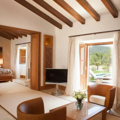 Отель Castell Son Claret 5* Люкс с различными типами кроватей фото 4