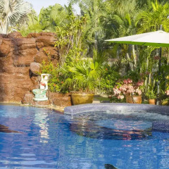 Отель Relaxing Palm Pool Villa 3* Вилла Делюкс с различными типами кроватей фото 34