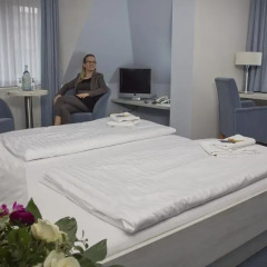 Hotel Am Alten Strom 3* Стандартный номер с двуспальной кроватью
