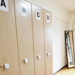 Отель Guest House Hokorobi Фукуока сейф в номере