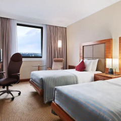 Отель Hilton Prague 5* Стандартный номер с различными типами кроватей фото 2