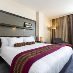 Отель Hilton London Canary Wharf 4* Представительский номер с различными типами кроватей фото 3