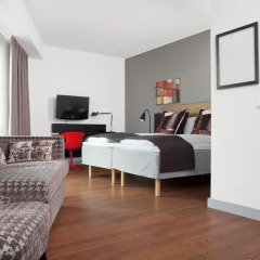 Отель Scandic Stavanger Forus 4* Улучшенный номер с различными типами кроватей фото 4
