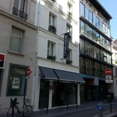Отель Hôtel Saint-Hubert вид на фасад фото 2