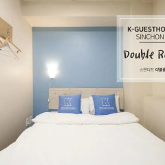 Отель K-guesthouse Sinchon 2 2* Стандартный номер с двуспальной кроватью