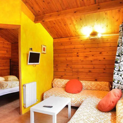 Отель Fuente del Lobo Bungalows - Adults Only 3* Улучшенное бунгало с различными типами кроватей фото 5
