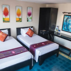 Отель Vietnam Backpacker Hostels - Downtown Номер Делюкс с различными типами кроватей фото 7