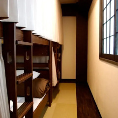 Space Hostel Tokyo Кровать в общем номере фото 3