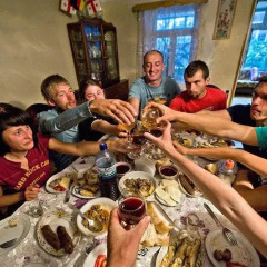 Отель Guest House Kharabadze Family питание