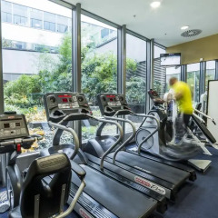 Отель Courtyard By Marriott Prague City Прага фитнесс-зал фото 2