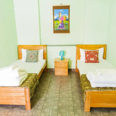 Chengdu Mrs Panda Hostel Номер категории Эконом с 2 отдельными кроватями (общая ванная комната) фото 9