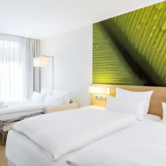 Отель NH Collection Berlin Mitte Am Checkpoint Charlie 4* Стандартный номер с разными типами кроватей фото 9