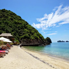 Отель Halong Fantasea Cruise 3* Улучшенный номер с различными типами кроватей фото 8