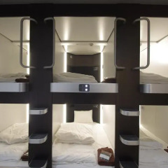 Hotel Imalle Yokohama Isezakicho - Hostel Кровать в общем номере с двухъярусной кроватью фото 3