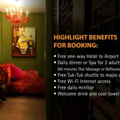 Отель Shanghai Mansion Bangkok 4* Улучшенный номер с разными типами кроватей фото 7