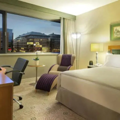 Отель Hilton Budapest City 5* Улучшенный номер с различными типами кроватей фото 2
