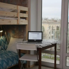 Гостиница Localhostel Кровать в общем номере с двухъярусной кроватью фото 3
