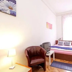 Отель City Rooms Стандартный номер с двуспальной кроватью (общая ванная комната) фото 24