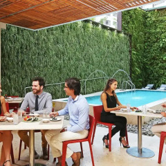 Отель Cali Marriott Hotel Колумбия, Кали - отзывы, цены и фото номеров - забронировать отель Cali Marriott Hotel онлайн питание фото 2