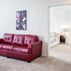 Апартаменты Heaven on Washington Furnished Apartments комната для гостей фото 4