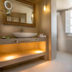 Отель Santorini Secret Suites & Spa 5* Вилла Junior с различными типами кроватей фото 11