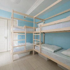 Green Hostel Кровать в общем номере с двухъярусной кроватью фото 10