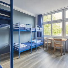 Отель a&o Hamburg Hauptbahnhof 2* Кровать в общем номере двухъярусные кровати фото 3