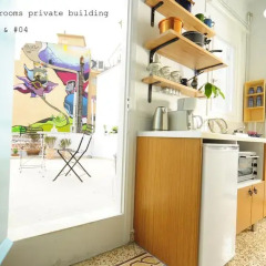 Апартаменты Live in Athens, short stay apartments Студия с различными типами кроватей фото 9