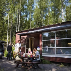 Отель Rastila Camping Helsinki городской автобус
