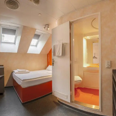 Отель easyHotel Budapest Oktogon 3* Стандартный номер с различными типами кроватей фото 7