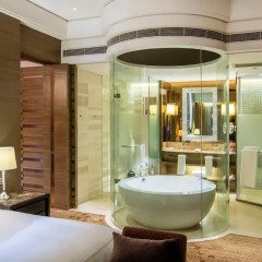 Отель Crowne Plaza Nanjing Jiangning 4* Улучшенный номер с различными типами кроватей