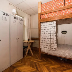 Хостел Архитектор Кровать в общем номере с двухъярусной кроватью фото 21