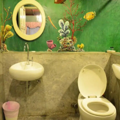Отель The Colored House Jomtien Стандартный номер с различными типами кроватей фото 10