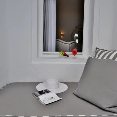 Отель Kirini Santorini 5* Улучшенный люкс с различными типами кроватей фото 3