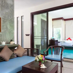 Отель The Briza Beach Resort, Samui 4* Номер Делюкс с различными типами кроватей фото 6