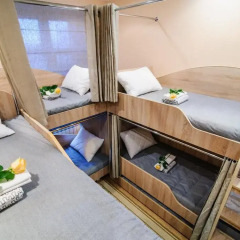 Hostel Platskart Кровать в общем номере с двухъярусной кроватью фото 14