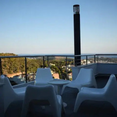 Отель Panorama Penthouse & Studios Улучшенная студия с различными типами кроватей фото 24
