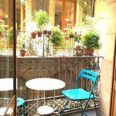 Отель La Palmera Hostal Стандартный номер фото 16